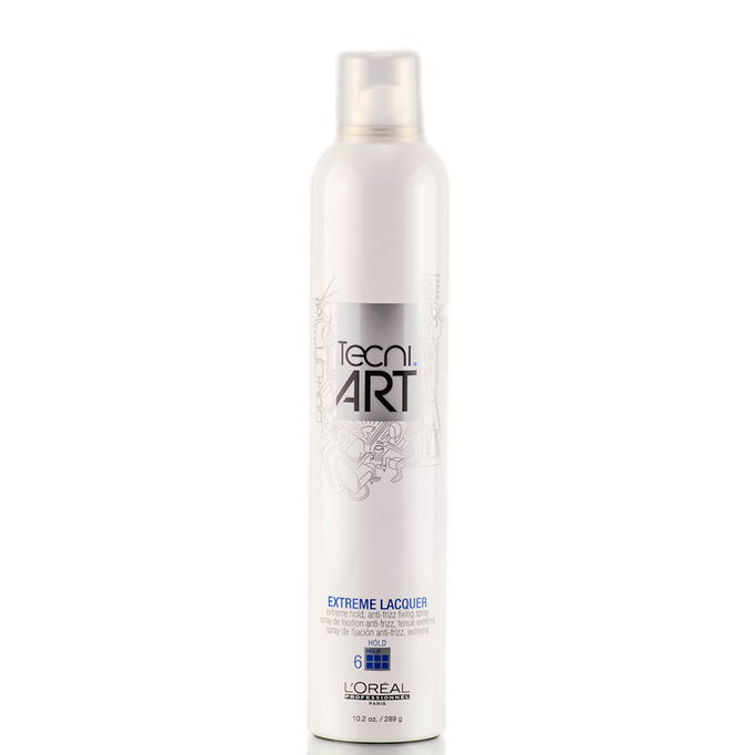 L'Oreal Professional Tecni Art Extreme Lacquer Hold Anti Frizz Fixing Spray
