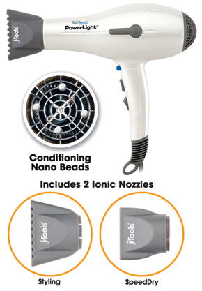 Option Blow Dryer Bio Ionic Powerlight NanoIonic Pro Hair Dryer