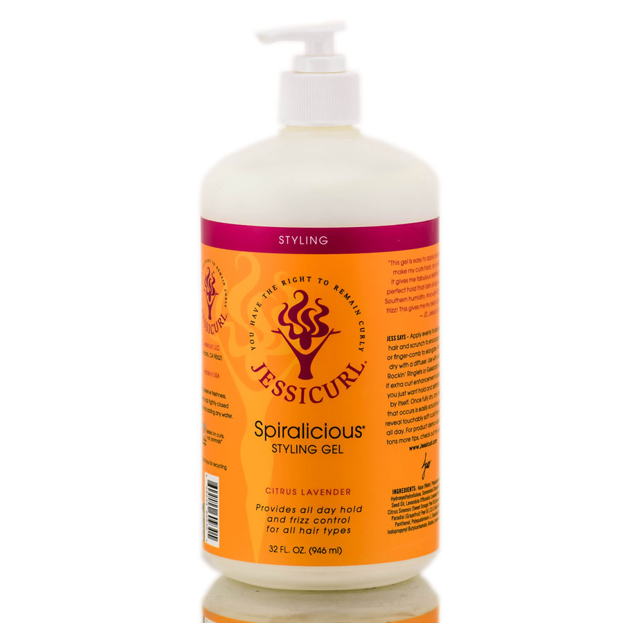 jes15-32-oz - Jessicurl Spiralicious Styling Gel Citrus Lavender-image1 jes15-32-oz - Jessicurl Spiralicious Styling Gel Citrus Lavender-image1