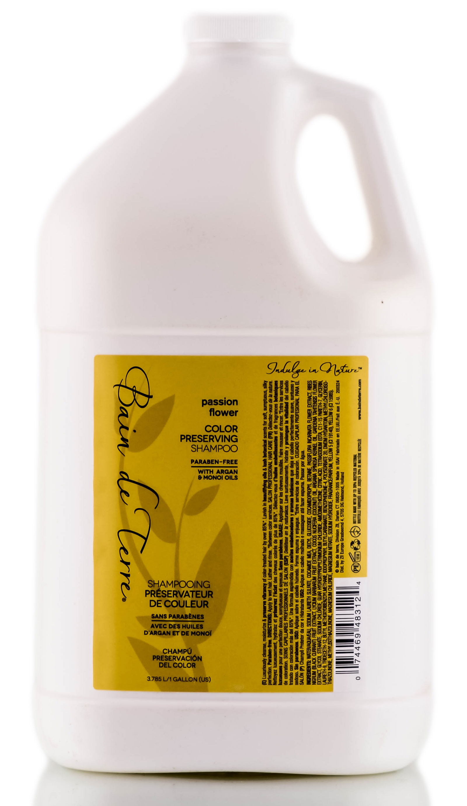 13.5 oz, Bain de Terre Passion Flower - Color Preserving Shampoo