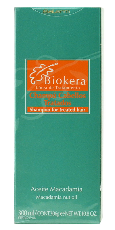 sal42-10-8-oz - Salerm Biokera Shampoo for Treated Hair-image1