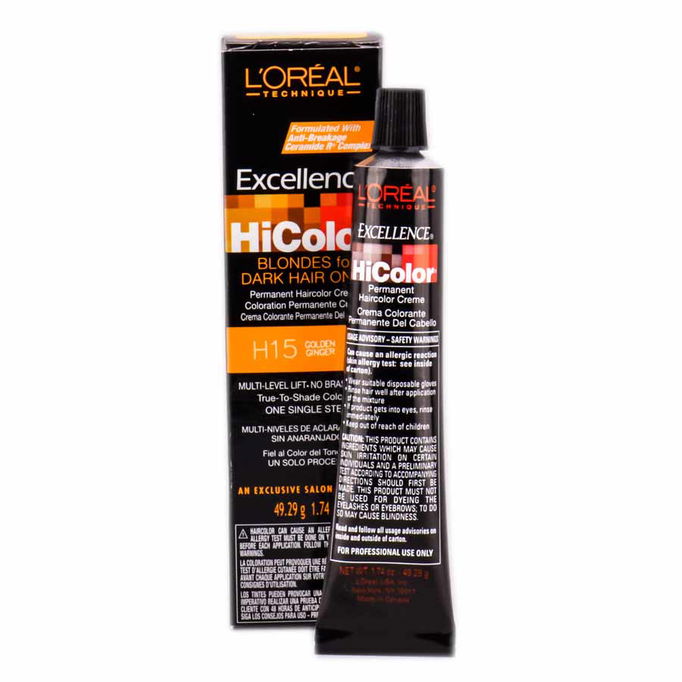 L'Oreal Technique Excellence HiColor Permanent Creme - Blondes For Dark Hair Only