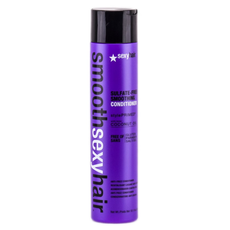 sxh22-10-1-oz - Smooth Sexy Hair Sulfate Free Smoothing Conditioner with Coconut Oil-image1