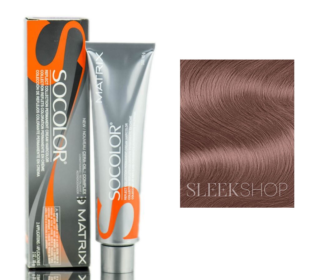 Level 8 - Metallic Violet Mauve, Matrix SoColor Pre-Bonded Reflect