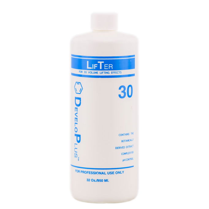 Satin DeveloPlus LifTer Crystal Clear Gel Peroxide 30 Volume