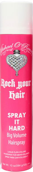 Michael O'Rourke Rock Your Hair - Spray It Hard Big Volume Hairspray Michael O'Rourke Rock Your Hair - Spray It Hard Big Volume Hairspray