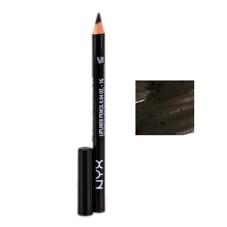 nyx07-853-brown-black - NYX Slim Lip Liner Pencil-image1 nyx07-853-brown-black - NYX Slim Lip Liner Pencil-image1