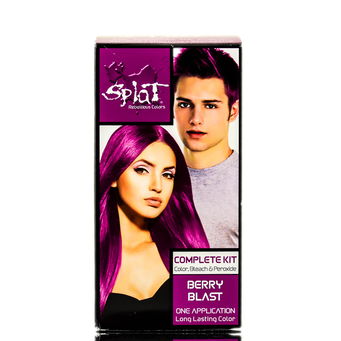 spl01-berry-blast - Splat Rebellious Colors Complete Hair Color Dye Kit with Bleach & Developer-image1