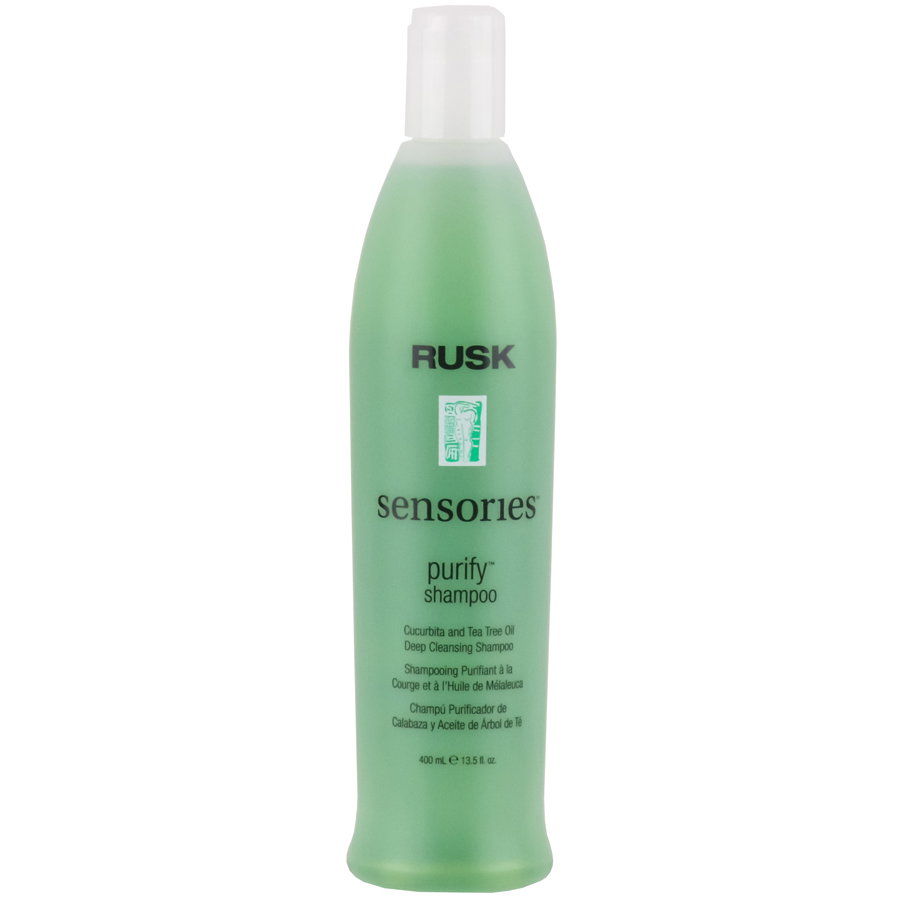 7824-13-oz - Rusk Purify Shampoo - cucurbita & tea tree oil deep cleansing shampoo-image1