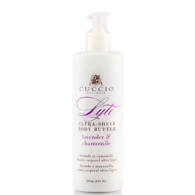Cuccio Lyte Ultra Sheer Body Butter - Lavender & Chamomile