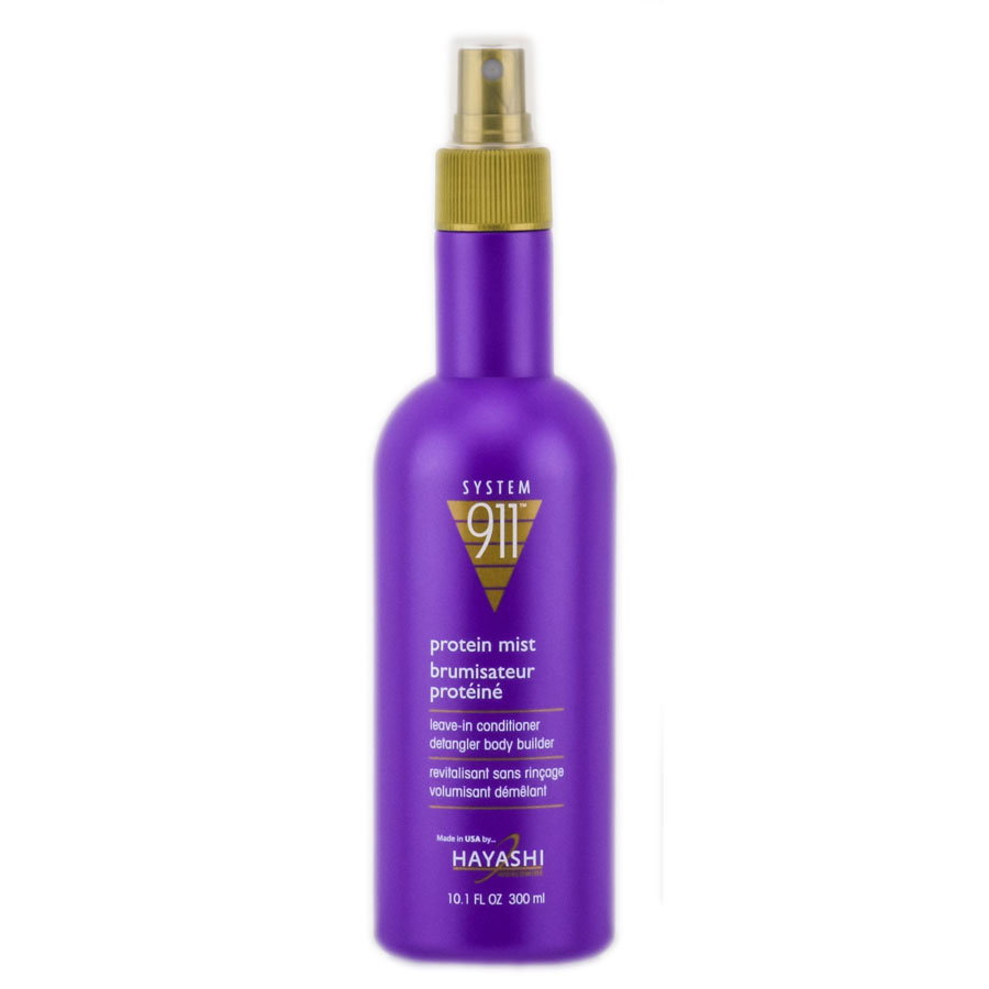 7703-10-1-oz - Hayashi System 911 Protein Mist Leave-In Conditioner - Detangler Body Builder-image1 7703-10-1-oz - Hayashi System 911 Protein Mist Leave-In Conditioner - Detangler Body Builder-image1