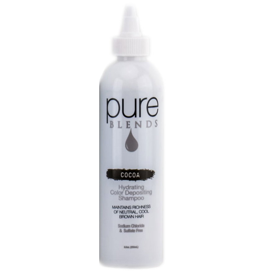 pbs01-8-5-oz - Pure Blends Hydrating Color Depositing Shampoo - Cocoa-image1 pbs01-8-5-oz - Pure Blends Hydrating Color Depositing Shampoo - Cocoa-image1