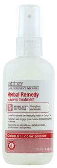 Abba Herbal Remedy Color Protect Leave-In Treatment for chemically treated or damaged hair