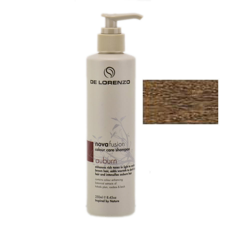 dln01-auburn - De Lorenzo Nova Fusion Colour Care Shampoo-image1