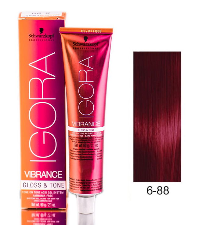 Schwarzkopf IGORA VIBRANCE 9-88 – Extra Hellblond Mit Rotstich, 60 Ml Haarfarbe