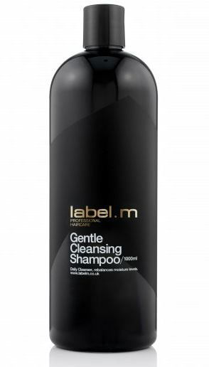 Label. M Gentle Cleansing Shampoo Label. M Gentle Cleansing Shampoo