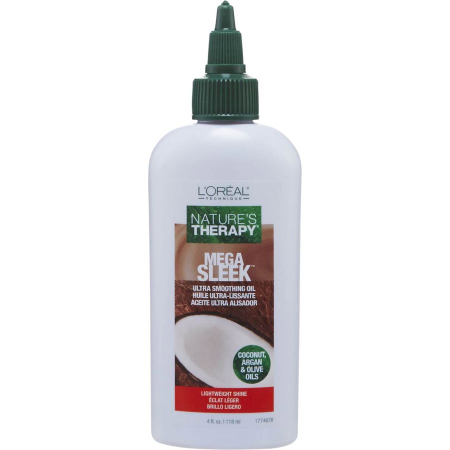 lor92-4-oz - L'Oreal Nature's Therapy Mega Sleek Ultra Smoothing Oil-image1