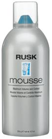 Rusk Mousse - Maximum Volume and Control