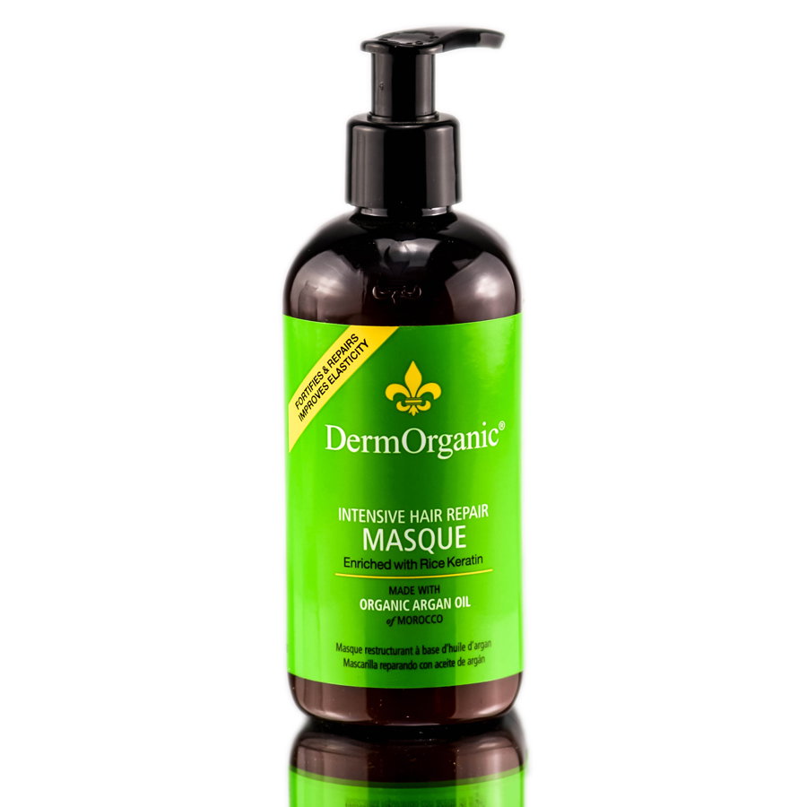 22801-8-oz - DermOrganic Intensive Hair Repair Masque with Argan Oil-image1