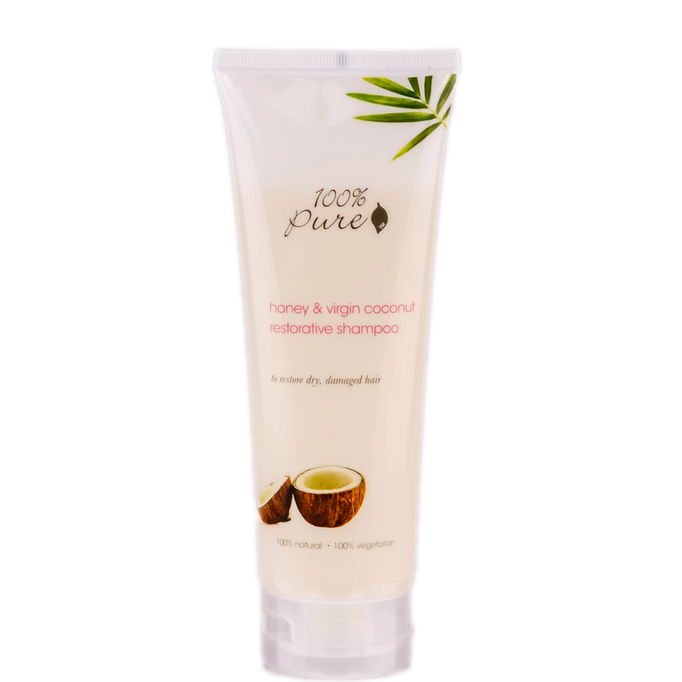 100% Pure Honey & Virgin Coconut Restorative Shampoo 100% Pure Honey & Virgin Coconut Restorative Shampoo