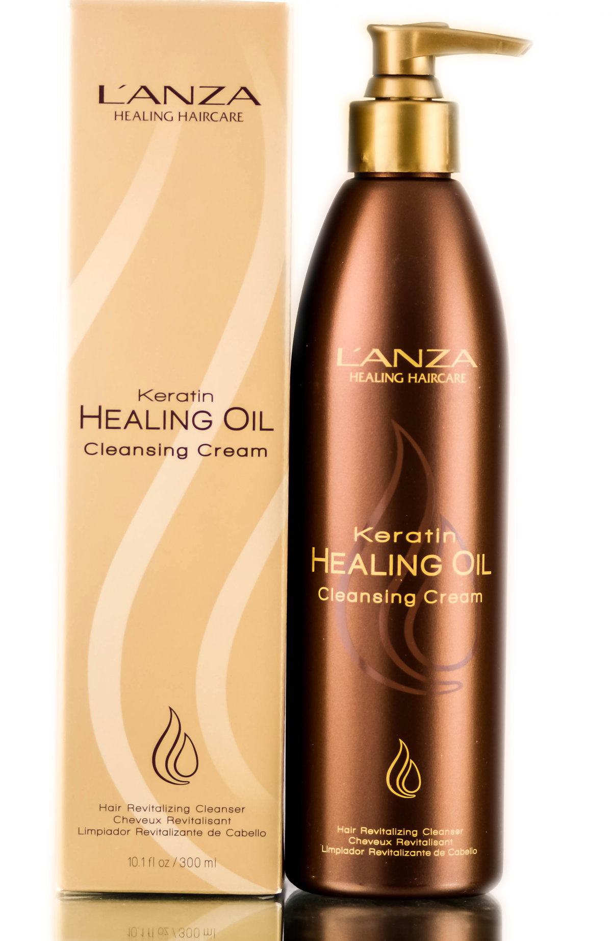 lan25-10-1-oz - Lanza Keratin Healing Oil Cleansing Cream-image1