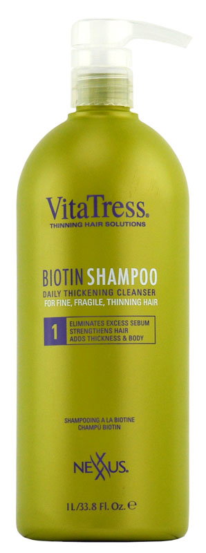 1365-33-8-oz-liter-with-pump - Nexxus VitaTress Biotin Shampoo-image1 1365-33-8-oz-liter-with-pump - Nexxus VitaTress Biotin Shampoo-image1