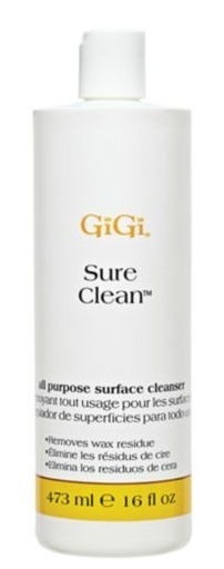 GiGi Sure Clean All Purpose Surface Cleaner - remove wax residue