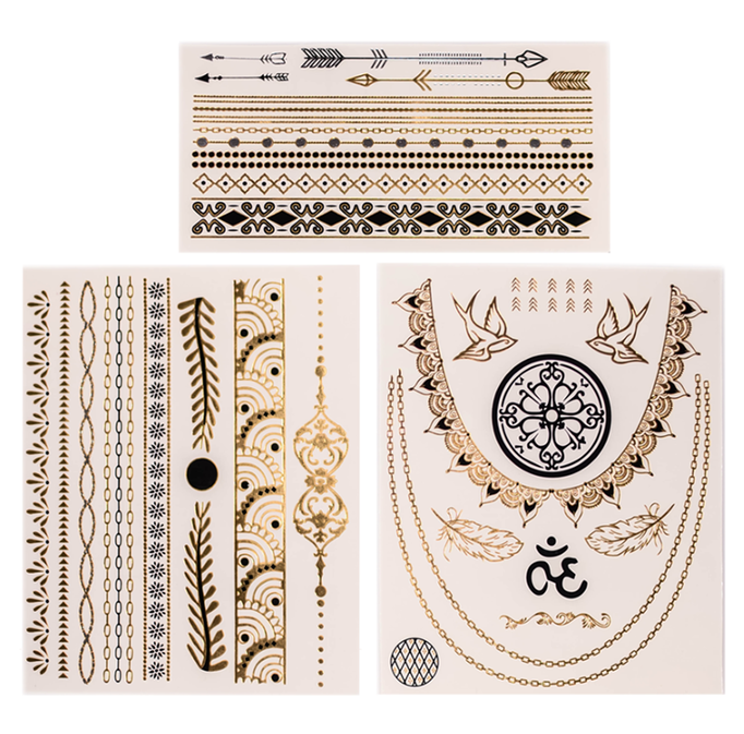 Tattoo Bella Temporary Metallic Tattoos