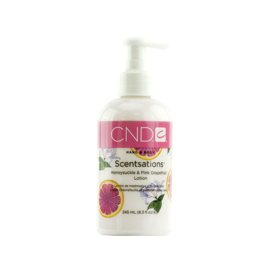 cnd28-8-3-oz - CND Hand & Body - Scentsations - Honeysuckle & Pink Grapefruit Lotion-image1