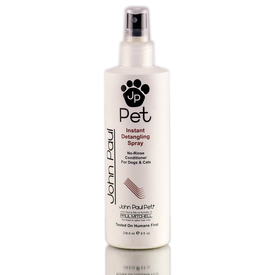 21700-8-oz - John Paul Pet Instant Detangling Spray - No Rinse Grooming Aid-image1