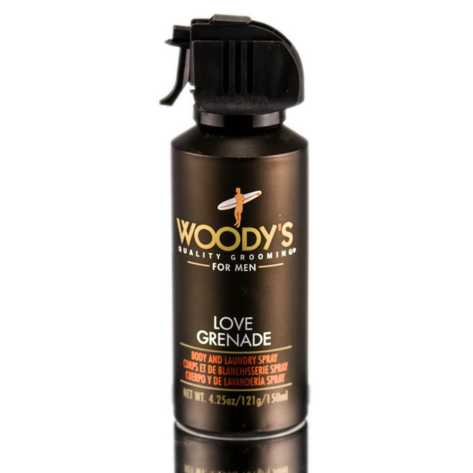 For Him: Woody's Love Grenade Body & Laundry Deo Spray