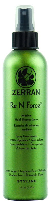 Zerran Re N Force - Fragrance Free Medium Hold Shaping Spray Zerran Re N Force - Fragrance Free Medium Hold Shaping Spray