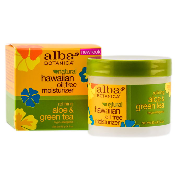 Alba Botanica Hawaiian Oil Free Moisturizer Refining - Aloe Green Tea