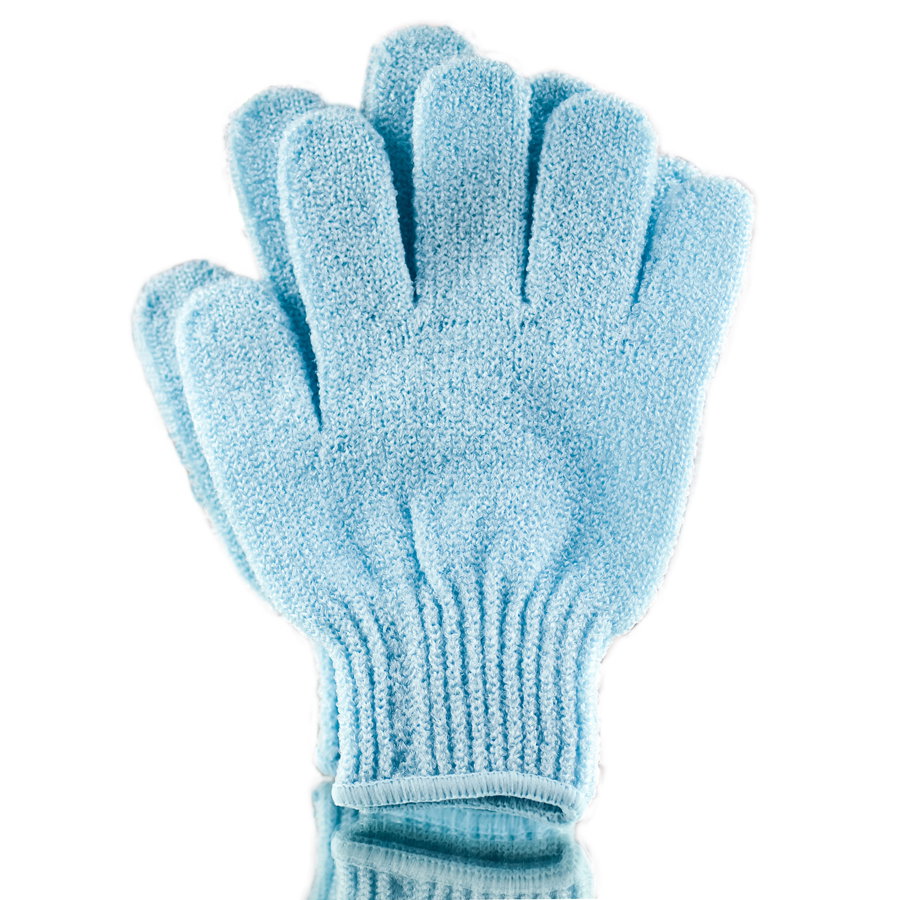 27903-blue - Spa Sister: Spa Sister Exfoliating Bathing Gloves-image1