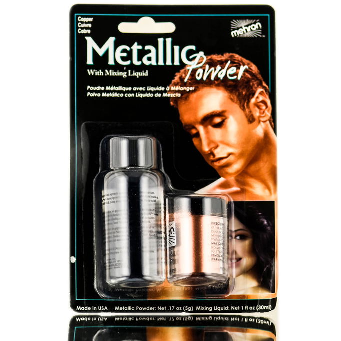 Mehron Metallic Powder With Mixing Liquid