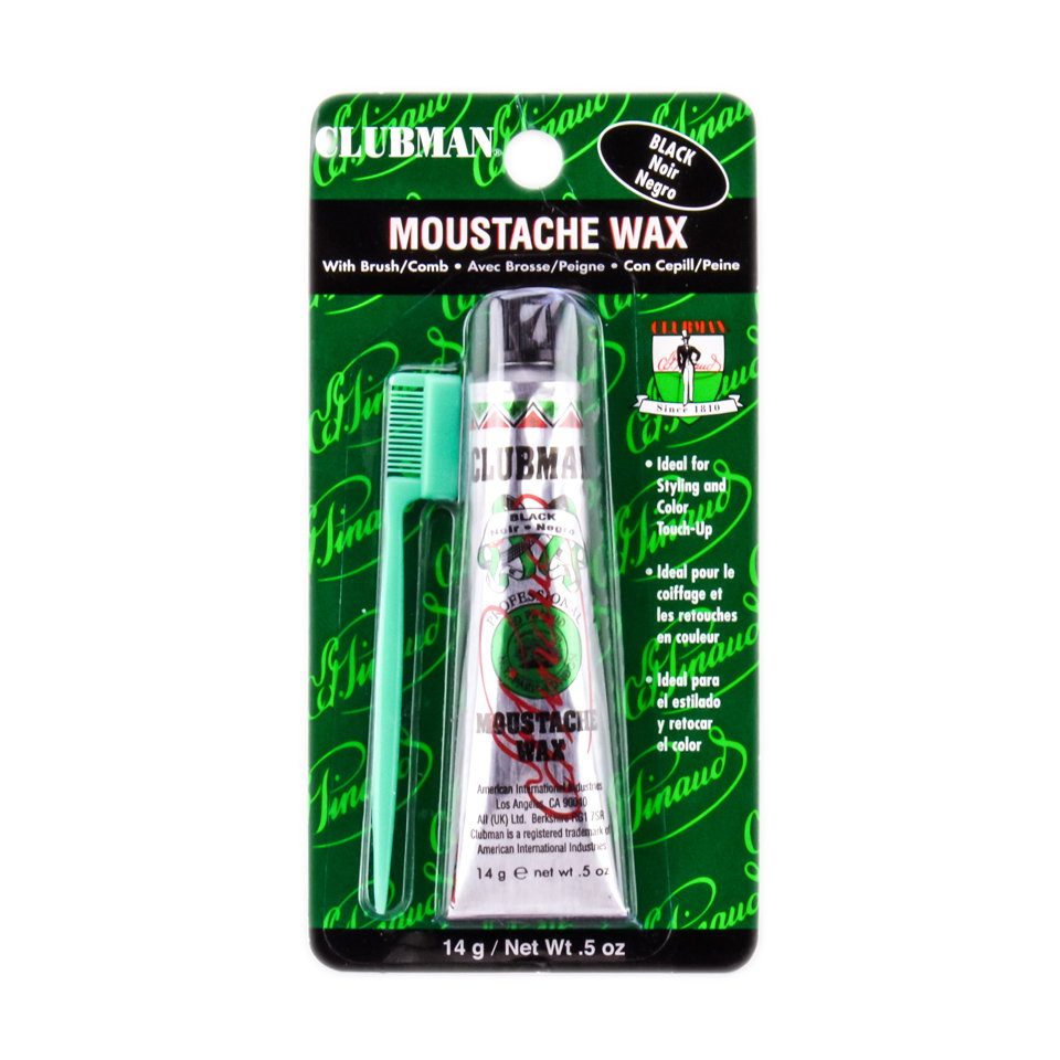 clu04-black - Clubman Moustache Wax-image1