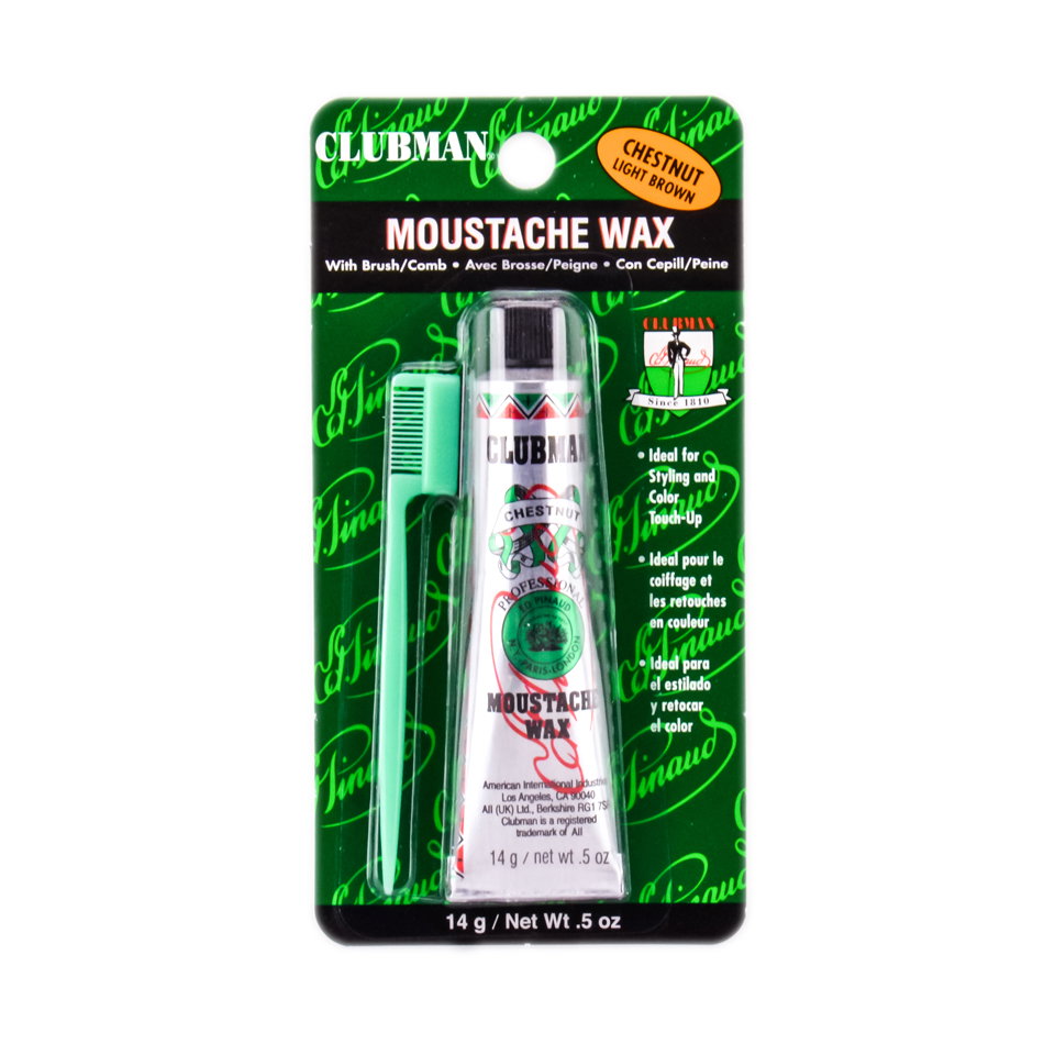 clu04-chestnut - Clubman Moustache Wax-image1
