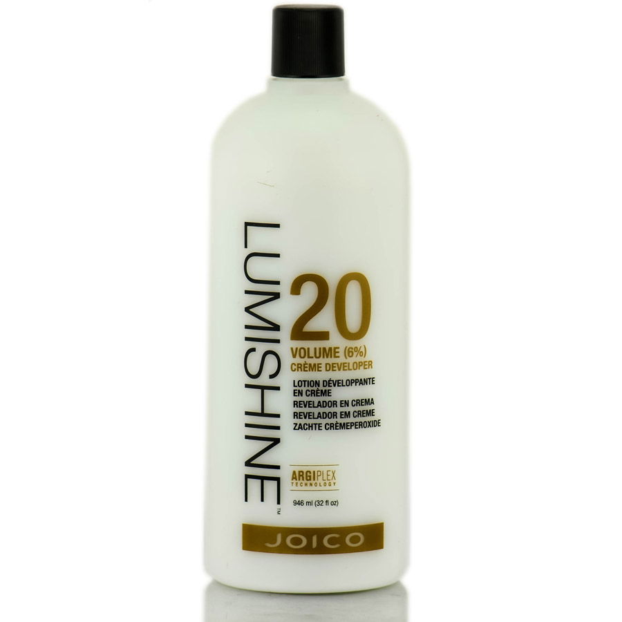 Option : 20/6% - 32 oz, Joico Lumishine Volume Cream Developer