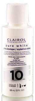 Clairol Professional Pure White - Creme Developer - Gentle Lift - 10 VOLUME FORMULA