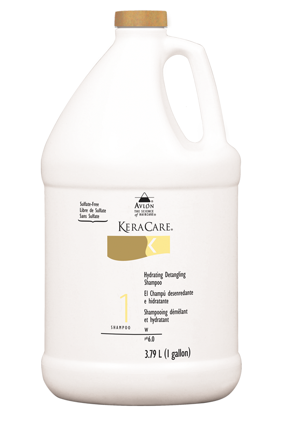 avl05-1-gal - Avlon KeraCare Hydrating Detangling Shampoo (Sulfate-Free Formula)-image1