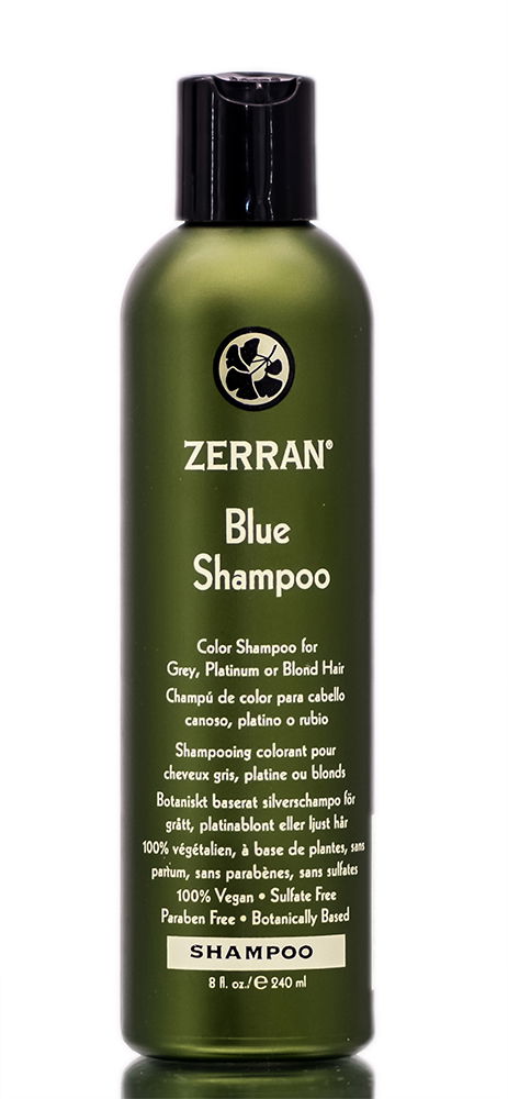 Zerran Blue Shampoo - for Brassy, Grey or Platinum Hair Zerran Blue Shampoo - for Brassy, Grey or Platinum Hair