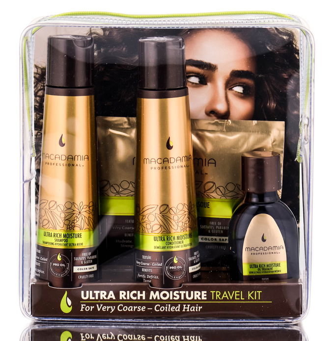 Macadamia Ultra Rich Moisture For Very Coarse Hair - Travel Kit