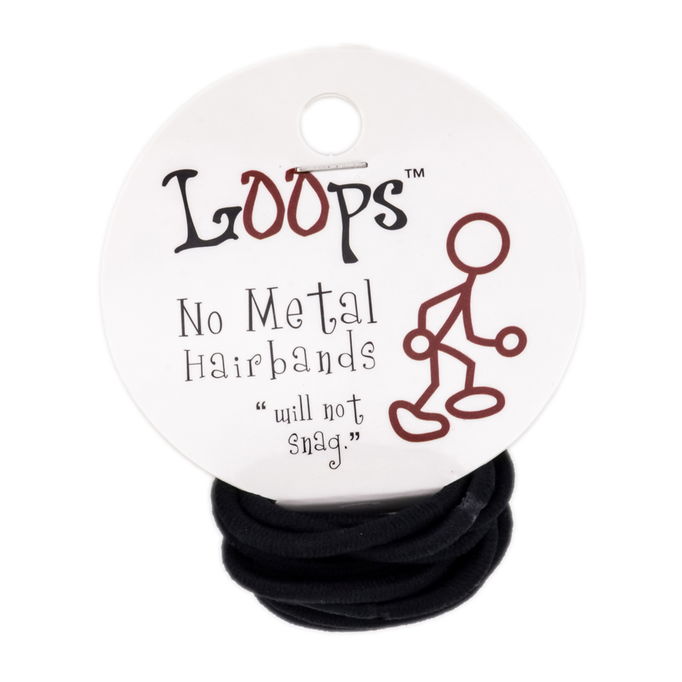 Other Accessories: Loops No Metal Hairbands Small 15 Pack