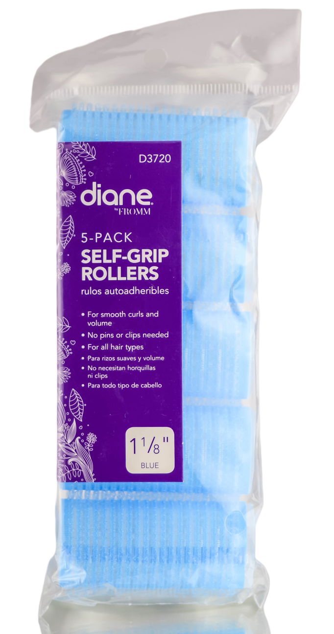 Diane Self Grip Blue Rollers