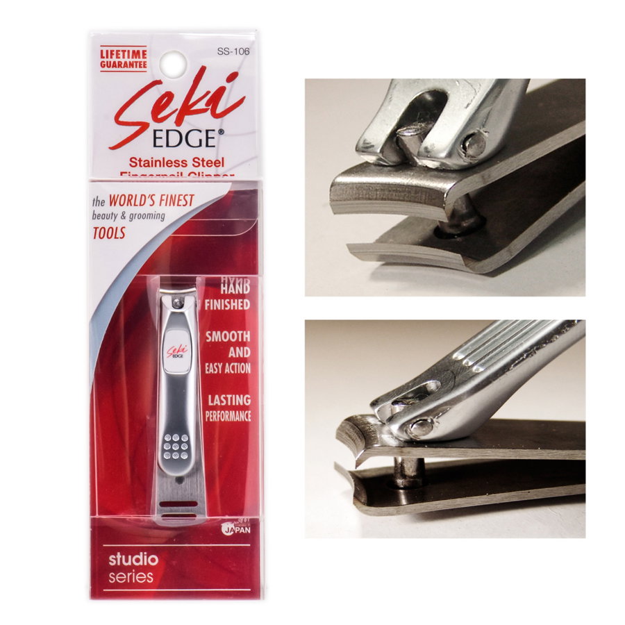 sek02-model-ss106 - Other Accessories: Seki Edge Stainless Steel Fingernail Clipper-image1