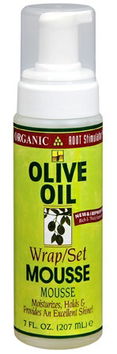Organic Root Stimulator Olive Oil Wrap Set Mousse