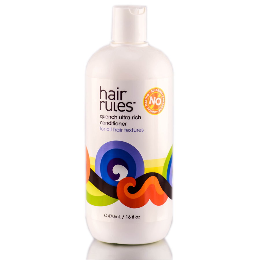 hrs04-16-oz - Hair Rules Quench Ultra Rich Conditioner-image1