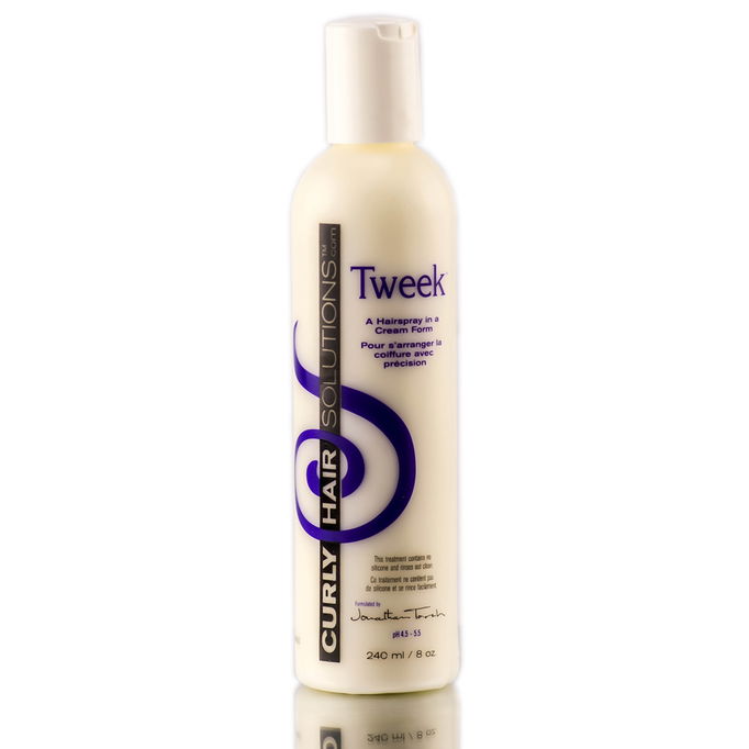Curly Hair Solutions Tweek Hairspray in a Cream Form