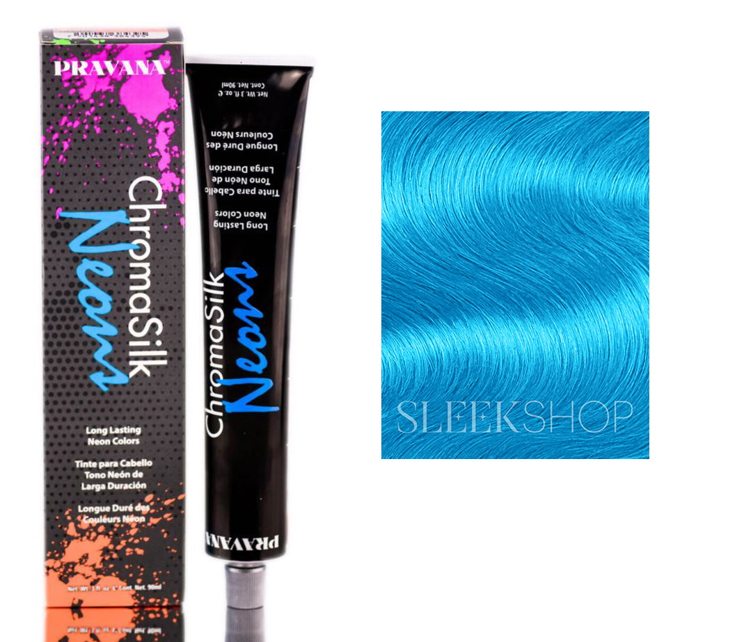 Neon Blue, Pravana ChromaSilk Vivids NEONS | SleekShop