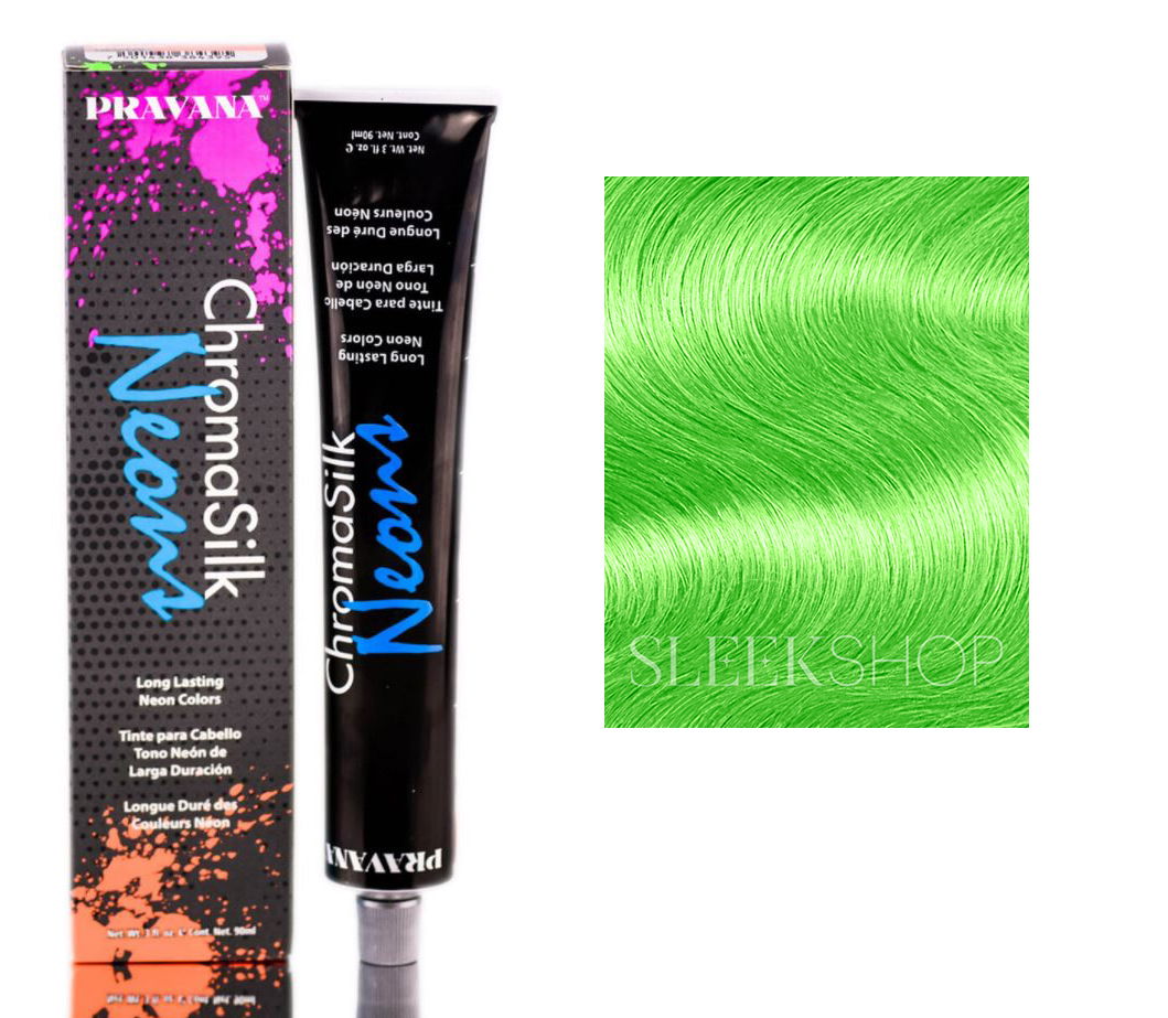 Neon Green, Pravana ChromaSilk Vivids NEONS | SleekShop